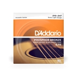 D'Addario EJ15 Extra Light Gauge Phosphor Bronze Acoustic Guitar Strings 10-47