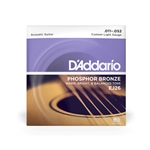 D'Addario EJ26 Custom Light Gauge Phosphor Bronze Acoustic Guitar Strings 11-52