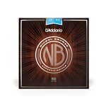 D'Addario NB1253 Light Gauge Nickel Bronze Acoustic Guitar Strings 12-53