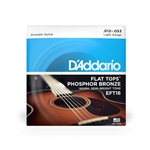 D'Addario EFT16 Light Gauge Flat Tops Phosphor Bronze Acoustic Guitar Strings 12-53