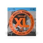 D'Addario EXL110 Regular Light Gauge Nickel Wound Electric Guitar Strings 10-46