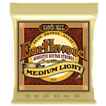 Ernie Ball P02003 Earthwood Medium Light 80/20 Bronze Acoustic Guitar Strings 12-54 Gauge