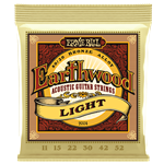 Ernie Ball P02004 Earthwood Light 80/20 Bronze Acoustic Guitar Strings 11-52 Gauge