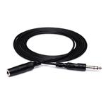 Hosa HPE-310 Headphone Extension Cable - 1/4 in TRS to 1/4 in TRS