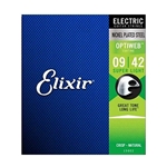 Elixir 19002 Nickel Plated Steel Super Light Gauge Electric Guitar Strings 9-42