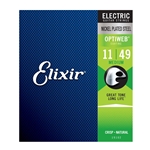 Elixir 19102 Nickel Plated Steel Medium Gauge Electric Guitar Strings 11-49