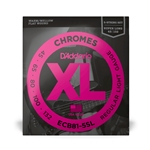 D'Addario ECB81-5SL 5-String Chromes Regular Light Gauge Super Long Scale Electric Bass Strings 45-132