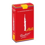 Vandoren Java Red Soprano Saxophone Reeds - Box of 10