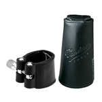 Vandoren LC23L Leather Alto Clarinet Ligature with Leather Cap