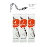 Vandoren Juno Bass Clarinet Reeds - 3 Reed Card