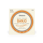 D'Addario EJ63I Nickel-Plated Steel 12-36 Medium Loop End Irish Tenor Banjo Strings