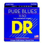 DR PHR-11 Pure Blues Pure Nickel Round Core Electric Guitar Strings 11-50