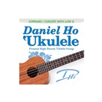 Daniel Ho DHC80111 'Ukulele Premium High-Density Soprano/Concert with Low G Ukulele Strings