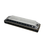 Huang INS103A Silvertone Deluxe Harmonica - Key of A