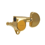 Allparts TK-7740-002 Gotoh Full Size Grover Style 3x3 Gold Tuning Keys - Set of 6 Keys