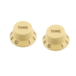 Allparts PK-0153-048 Allparts Stratocaster Tone Knobs - Vintage Cream (Set of 2)