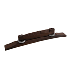 Allparts GB-0501-0R1 Compensated Bridge and Base for Archtop - Rosewood and Nickel