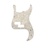 Allparts PG-0750-055 Pickguard for Precision Bass® - White Pearloid 4-ply (WP/W/B/W) .100