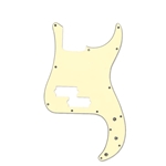 Allparts PG-0750-050 Pickguard for Precision Bass® - Parchment 3-ply (P/B/P) .090