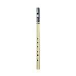Tony Dixon DX204D Soprano D Whistle - Tunable, Heavy Brass Body, Nickel Slide