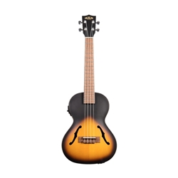 Kala KA-JTE/2TS Archtop Tenor Ukulele - Tobacco Burst Satin