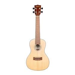 Kala KA-SSTU-C Solid Spruce Concert Travel Ukulele with Bag