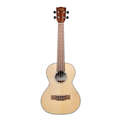 Kala KA-SSTU-T Solid Spruce Tenor Travel Ukulele with Bag