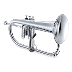 XO 1646S Professional Flugelhorn - Silver Plated, Yellow Brass Bell