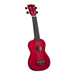 Hamano U-30BR Soprano Ukulele - Red with Bag