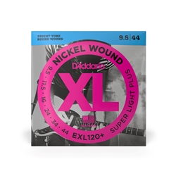 D'Addario EXL120+ Super Light Plus Gauge Nickel Wound Electric Guitar Strings 9.5-44