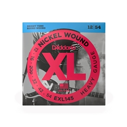 D'Addario EXL145 Heavy Gauge Nickel Wound Electric Guitar Strings 12-54