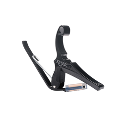 Kyser KG12BA Quick-Change Capo for Acoustic 12 String Guitars - Black