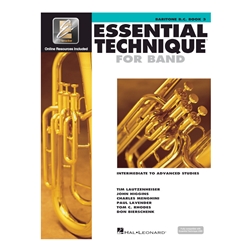 Essential Technique for Band Book 3 - Baritone B.C.