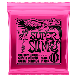 Ernie Ball P02223 Super Slinky Nickel Wound Electric Guitar Strings 9-42 Gauge