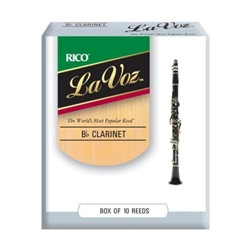 Rico La Voz Bb Clarinet Reeds - Box of 10