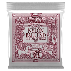 Ernie Ball P02409 Ernesto Palla Black & Gold Ball End Nylon Classical Guitar Strings