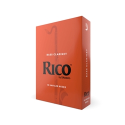 Rico by D'Addario Bass Clarinet Reeds - Box of 10