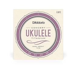 D'Addario EJ87C Titanium Concert Ukulele Strings