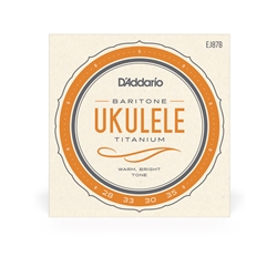 D'Addario EJ87B Titanium Baritone Ukulele Strings