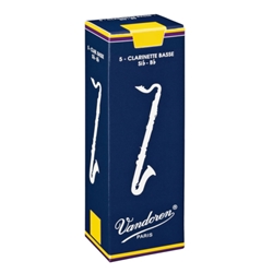 Vandoren Traditional Bass Clarinet Reeds - Box of 5