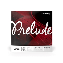 D'Addario J8101/4M Prelude Medium Tension 1/4 Violin Strings