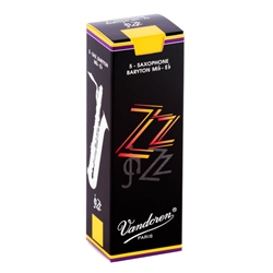 Vandoren ZZ Baritone Saxophone Reeds - Box of 5