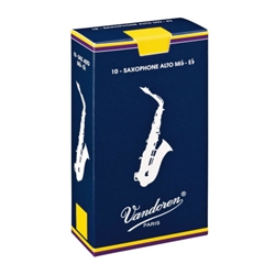 Vandoren Traditional Alto Saxophone Reeds - Box of 10