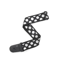 D'Addario T20W1407 Nylon Woven Guitar Strap - Polka Dot