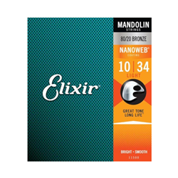 Elixir 11500 80/20 Bronze Nanoweb Mandolin Strings 10-34