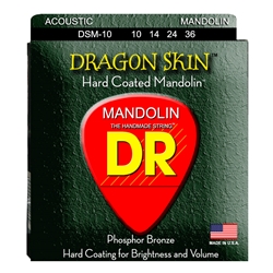 DR DSM-10 Dragon Skin Hard Coating Phosphor Bronze Mandolin Strings
