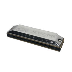 Huang INS103C Silvertone Deluxe Harmonica - Key of C