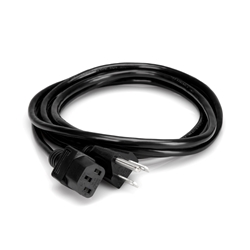 Hosa PWC148 IEC C13 to NEMA 5-15P 8 ft. Power Cable