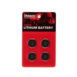 D’Addario PW-CR2032-04 Lithium Batteries - Pack of 4