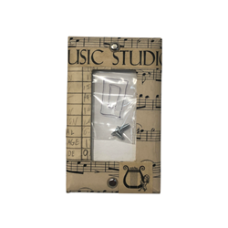 Custom 1x Square Light Switch Cover - Music Studio